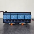 Giá gắn DIN rail 2x module relay 8 kênh + PTFIX terminal block I2C - Thumbnail 15