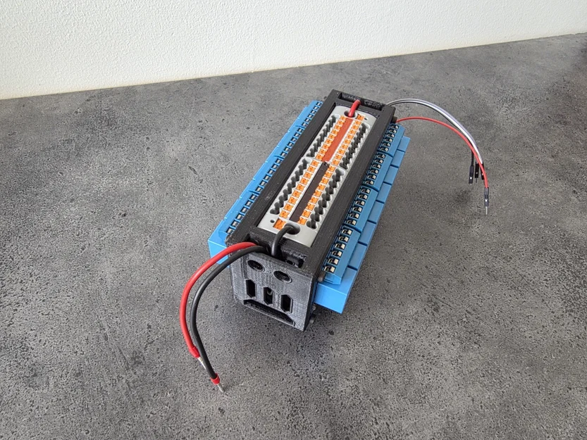 Giá gắn DIN rail 2x module relay 8 kênh + PTFIX terminal block I2C - Image 20