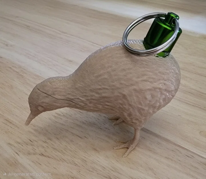 Mô hình hộp đựng Geocache chim Kiwi - Image 1