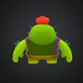Mô hình 3D nhân vật Spike trong Brawl Stars cực đáng yêu - Thumbnail 2