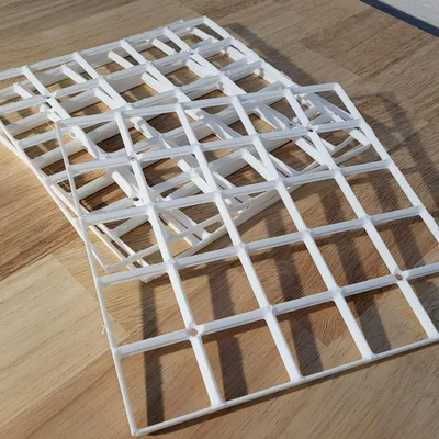 Đế Gridfinity 5x5 dạng Stack, tối ưu cho in đơn vật liệu