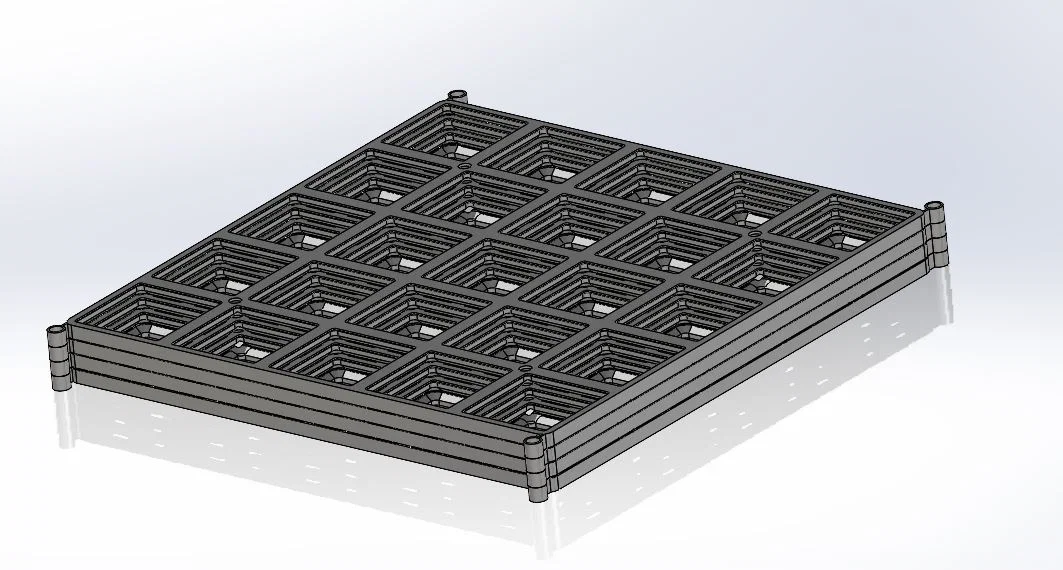 Đế Gridfinity 5x5 dạng Stack, tối ưu cho in đơn vật liệu - Image 2