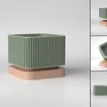 Chậu Cây 3D Tích Hợp Bình Chứa Nước Hiện Đại - Thumbnail 1