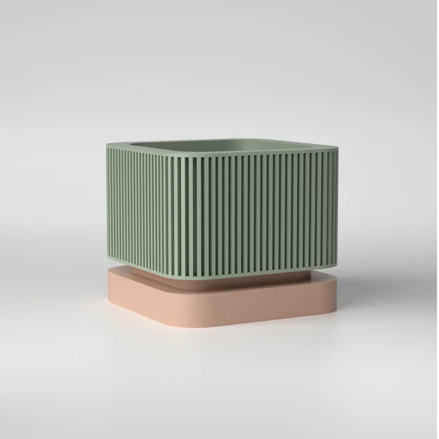 Chậu Cây 3D Tích Hợp Bình Chứa Nước Hiện Đại - Image 6