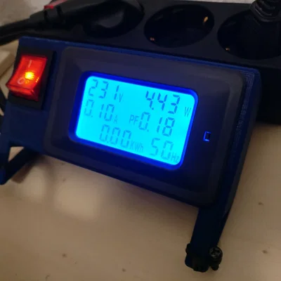 Vỏ đồng hồ đo điện cho máy in 3D (3D Printer Power Meter Case)