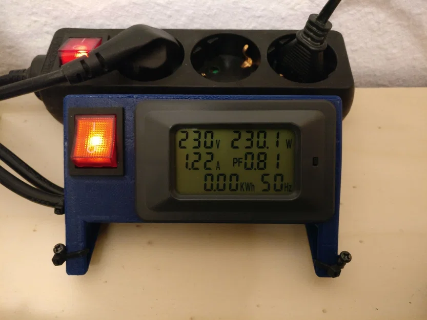 Vỏ đồng hồ đo điện cho máy in 3D (3D Printer Power Meter Case) - Image 2