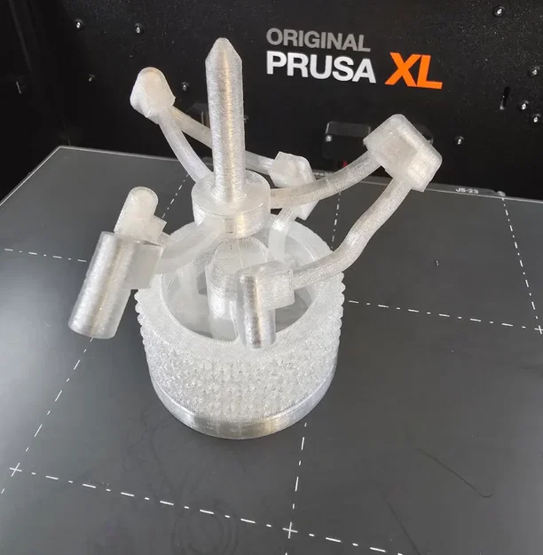 Cơ cấu khớp nối cầu chuyển động linh hoạt in 3D đa vật liệu - Image 3