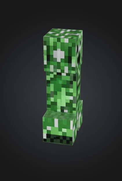 Mô hình Creeper từ Minecraft in 3D độc đáo - Image 2