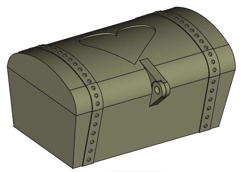 Mô hình Rương kho báu (Treasure Chest) độc đáo - Image 4