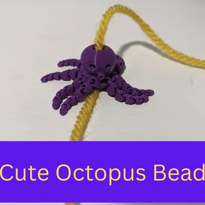 Mô hình hạt trang trí bạch tuộc mini dễ thương (Cute Octopus Bead)