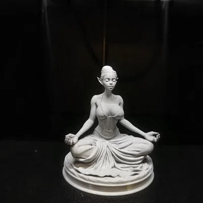 Zen Elf Muse – Tượng Nàng Elf Thiền Định & An Nhiên