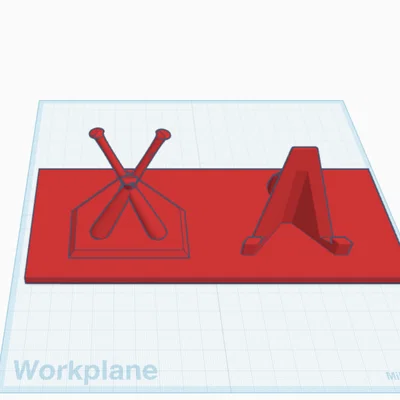 Kệ trưng bày bóng chày và thẻ sưu tập in 3D siêu gọn