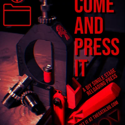 Hướng dẫn in 3D Máy nạp đạn thủ công (Reloading Press) bền bỉ