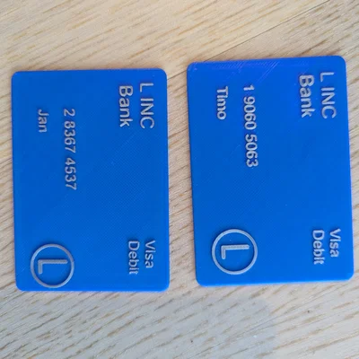 Mô hình máy đọc thẻ ngân hàng đồ chơi 3D cho bé sáng tạo