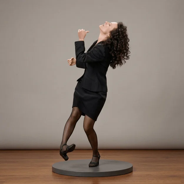 Mô hình 3D Elaine Benes - Seinfeld 1989 ấn tượng để bàn - Image 1