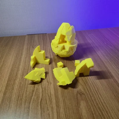Easter Egg 3D Puzzle – Trứng Phục Sinh Lắp Ráp 15 Mảnh