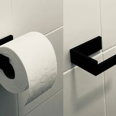 Kệ Đựng Giấy Vệ Sinh Hiện Đại (Gắn Bằng Keo)