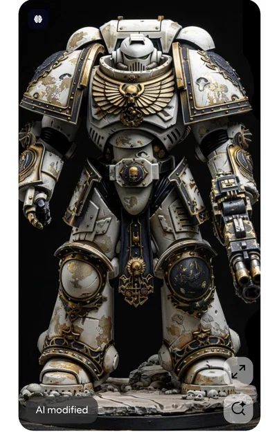 Mô hình chiến binh giáp trụ (WAR hammer) cực ngầu cho in 3D - Image 1