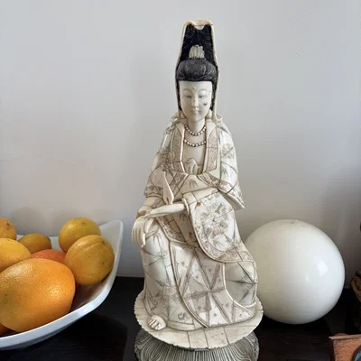 Mô hình tượng Quan Âm chạm khắc nghệ thuật - File in 3D chi tiết cao