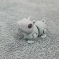 Móc khóa chuột lang nước (Capybara) cử động được - Tương thích mắt thủy tinh 6mm - Thumbnail 3