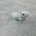 Móc khóa chuột lang nước (Capybara) cử động được - Tương thích mắt thủy tinh 6mm - Thumbnail 4