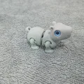 Móc khóa chuột lang nước (Capybara) cử động được - Tương thích mắt thủy tinh 6mm - Thumbnail 6