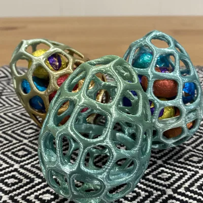 Hộp Đựng Trứng Phục Sinh Kiểu Voronoi