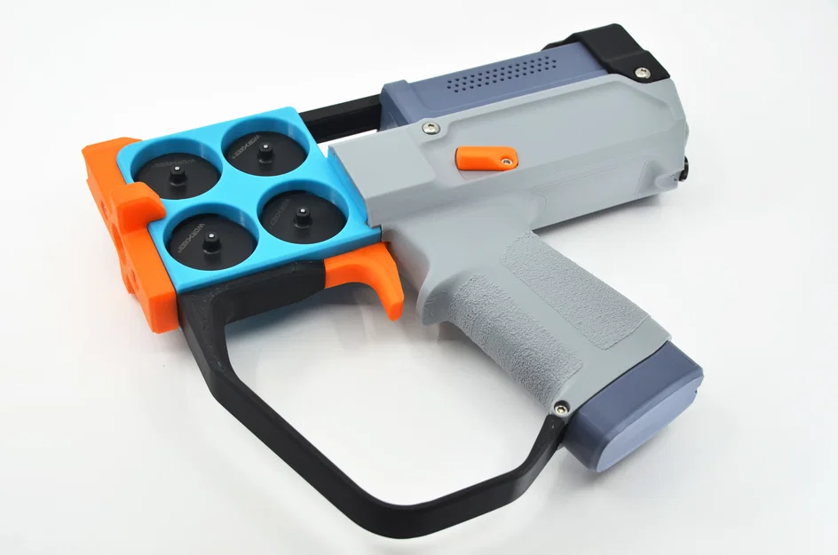 TARO Foam Dart Blaster - Súng bắn đạn xốp Flywheel điều khiển bằng Arduino - Image 3
