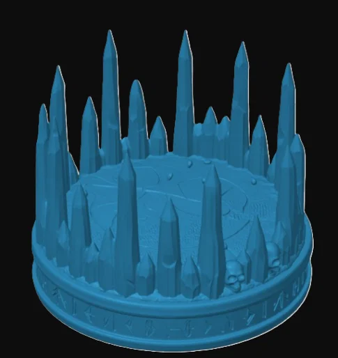 Đế mô hình Skulls and Ice tinh xảo cho Tabletop RPG - Image 1