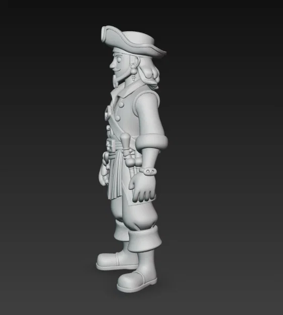 Mô hình cướp biển (Pirate) phong cách hoạt hình ấn tượng cho in 3D - Image 2