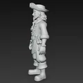 Mô hình cướp biển (Pirate) phong cách hoạt hình ấn tượng cho in 3D - Thumbnail 2