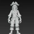 Mô hình cướp biển (Pirate) phong cách hoạt hình ấn tượng cho in 3D - Thumbnail 3