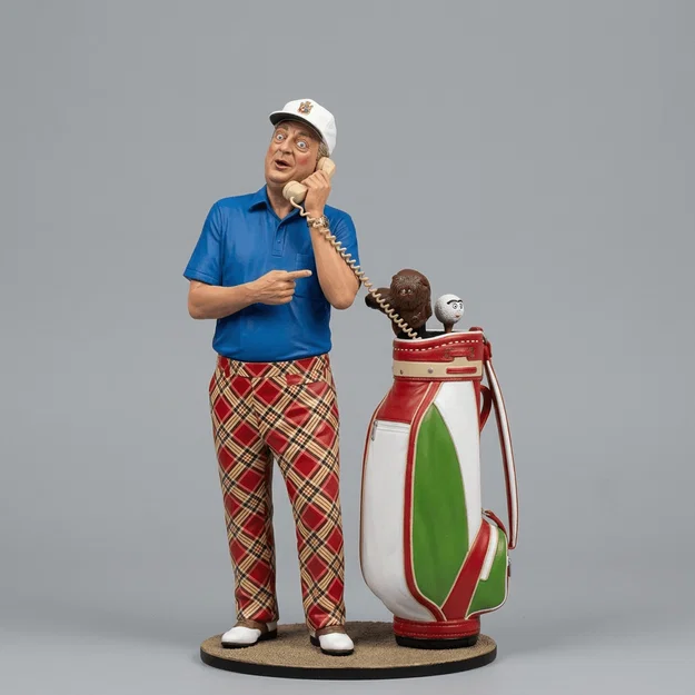 Mô hình 3D Al Czervik - Rodney Dangerfield trong phim Caddyshack 1980 - Image 1