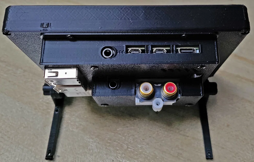 Vỏ hộp Raspberry Pi 4 kèm màn hình DSI 5 inch - Image 1