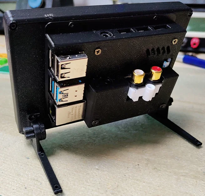 Vỏ hộp Raspberry Pi 4 kèm màn hình DSI 5 inch - Image 3