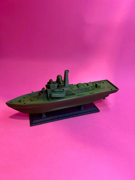 Mô hình tàu chiến 3D ấn tượng - File STL cho người yêu quân sự - Image 1