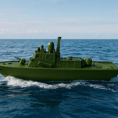Mô hình tàu chiến 3D ấn tượng - File STL cho người yêu quân sự