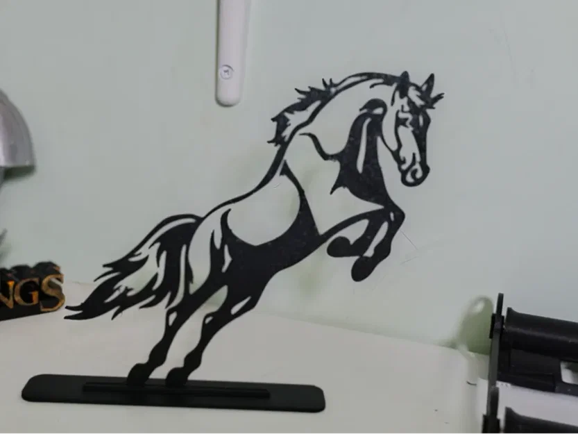Mô hình trang trí ngựa Mustang 2D tuyệt đẹp - File in 3D - Image 1