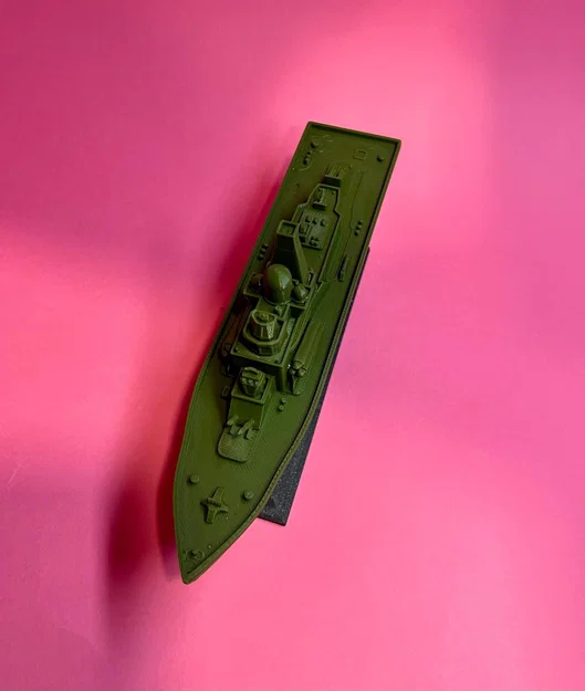 Mô hình tàu chiến 3D ấn tượng - File STL cho người yêu quân sự - Image 4