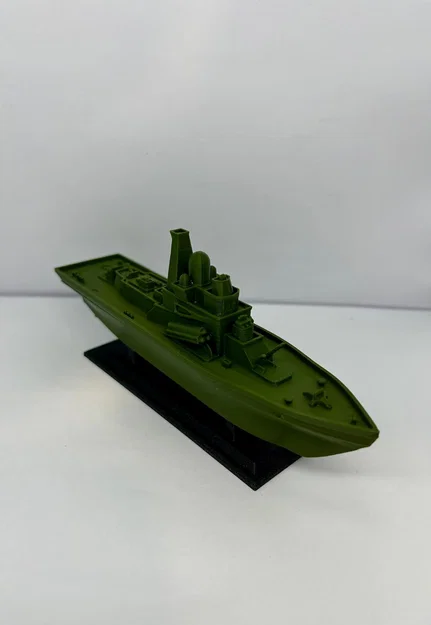 Mô hình tàu chiến 3D ấn tượng - File STL cho người yêu quân sự - Image 5
