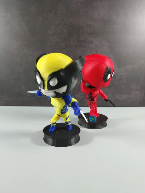 Mô hình 3D Wolverine Chibi Marvel cực dễ thương - Image 3