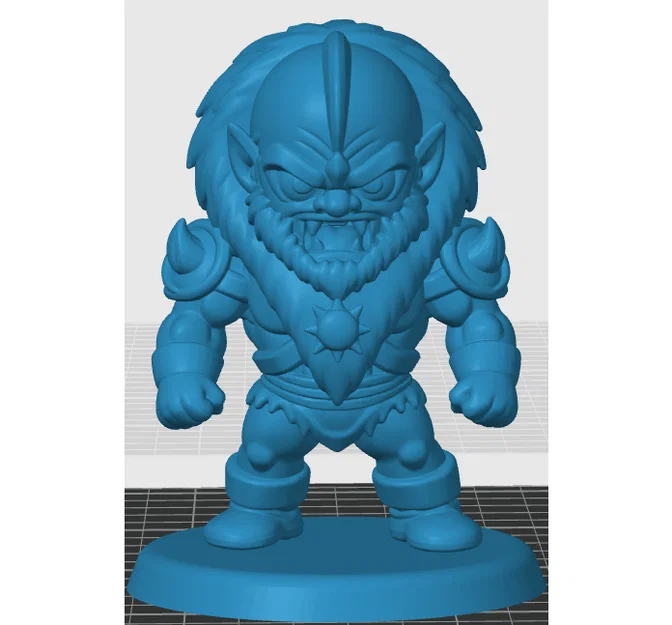 Mô hình Beastman phong cách Chibi độc đáo - In 3D ấn tượng - Image 3