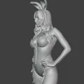 Mô hình tượng nữ gợi cảm tai thỏ (Sexy Bunny Girl Bust) file STL - Thumbnail 3
