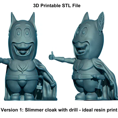 Mini VogMan – Mascot 3D đáng yêu (Bản hỗ trợ sẵn/Không cần support)