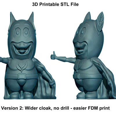 Mini VogMan – Mascot 3D đáng yêu (Bản hỗ trợ sẵn/Không cần support)
