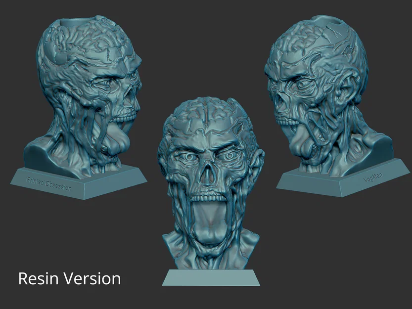Tháp Tung Xúc Xắc Đầu Zombie – In Được Cho Cả Resin & FDM - Image 5