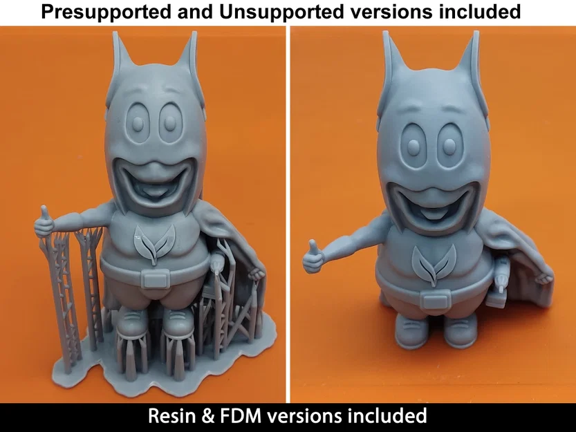 Mini VogMan – Mascot 3D đáng yêu (Bản hỗ trợ sẵn/Không cần support) - Image 4