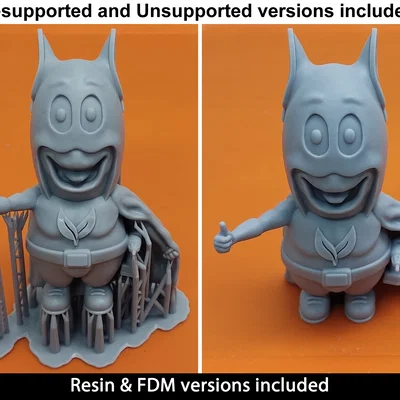 Mini VogMan – Mascot 3D đáng yêu (Bản hỗ trợ sẵn/Không cần support)