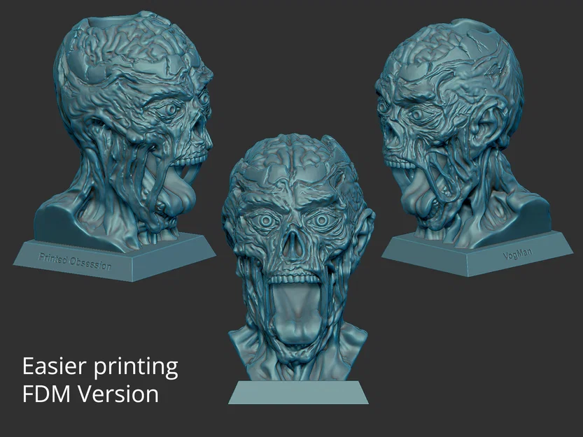 Tháp Tung Xúc Xắc Đầu Zombie – In Được Cho Cả Resin & FDM - Image 6