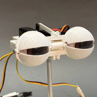 Mắt Animatronic ba servo